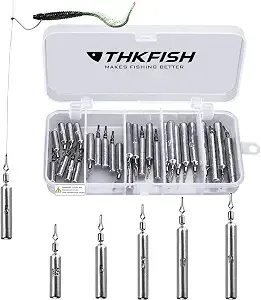 THKFISH tungsten drop shot rig weights kit