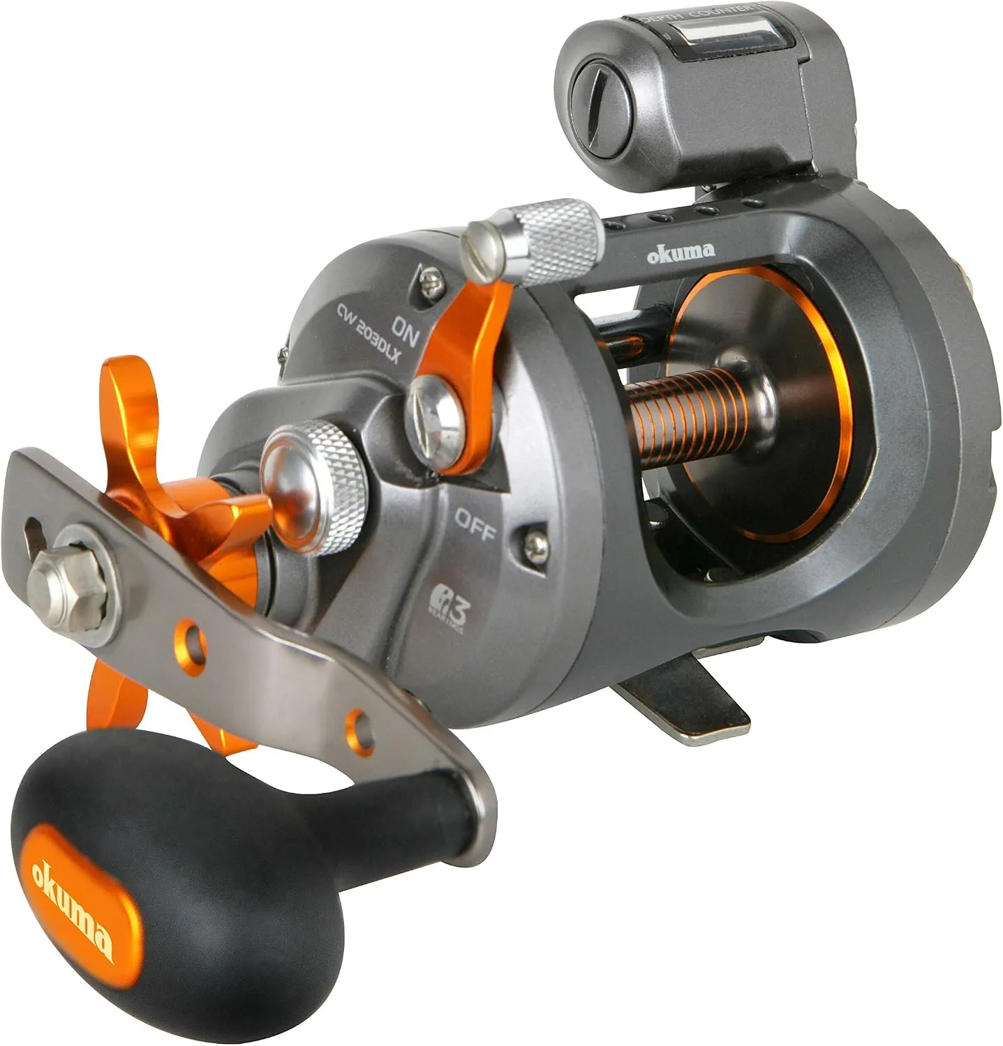 Okuma Cold Water CW-153DLX line counter trolling reel