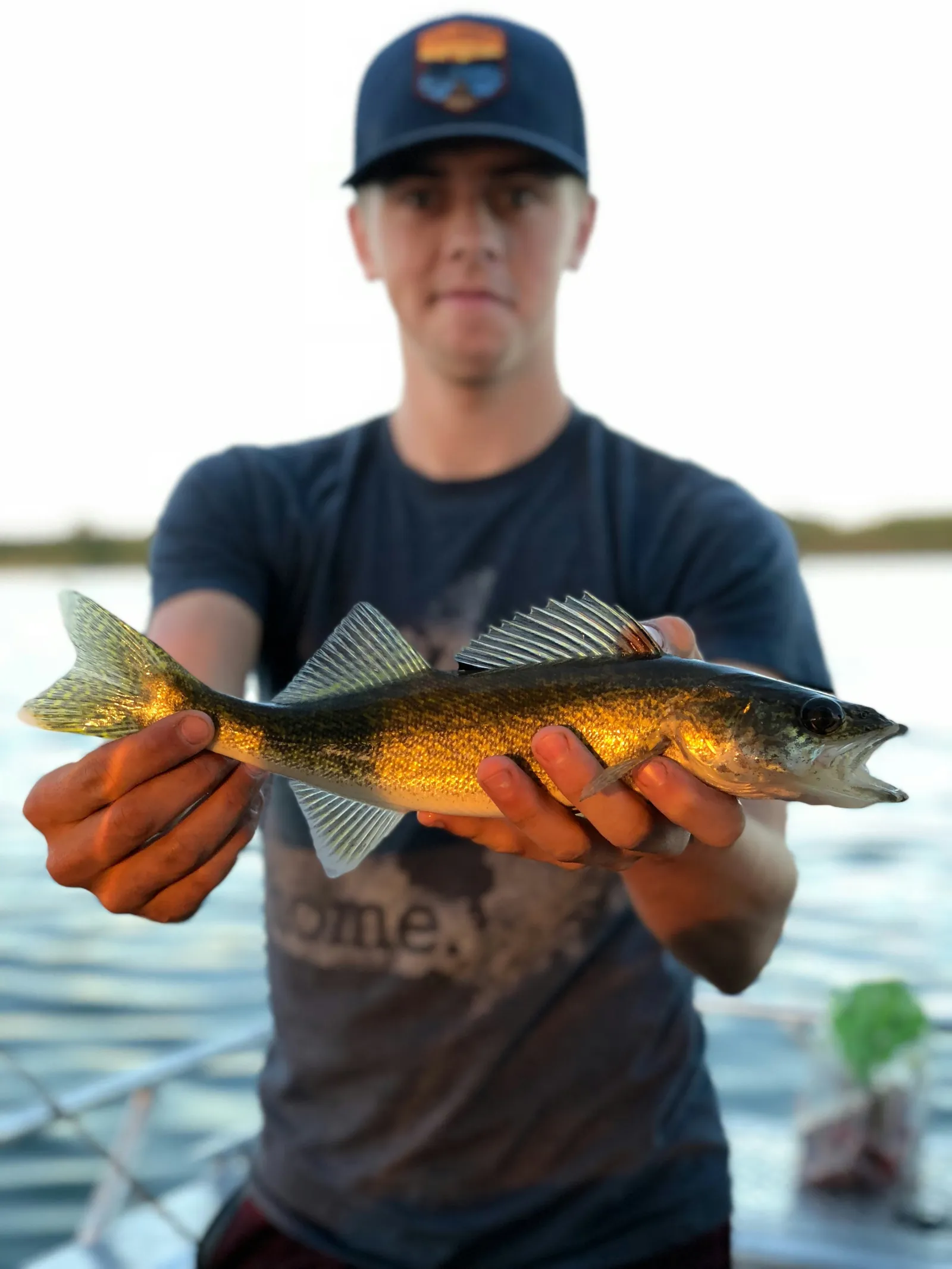 Live-Bait Jigging for Spring Walleye Along Channel Points