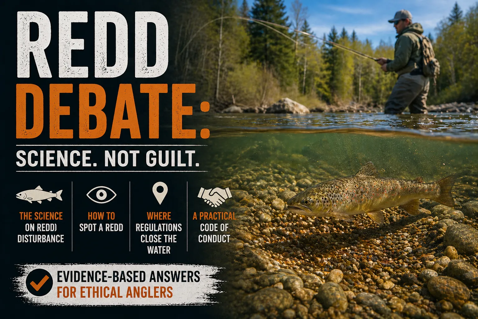 Should You Fish Near Spawning Trout Redds? An Evidence-Based Answer