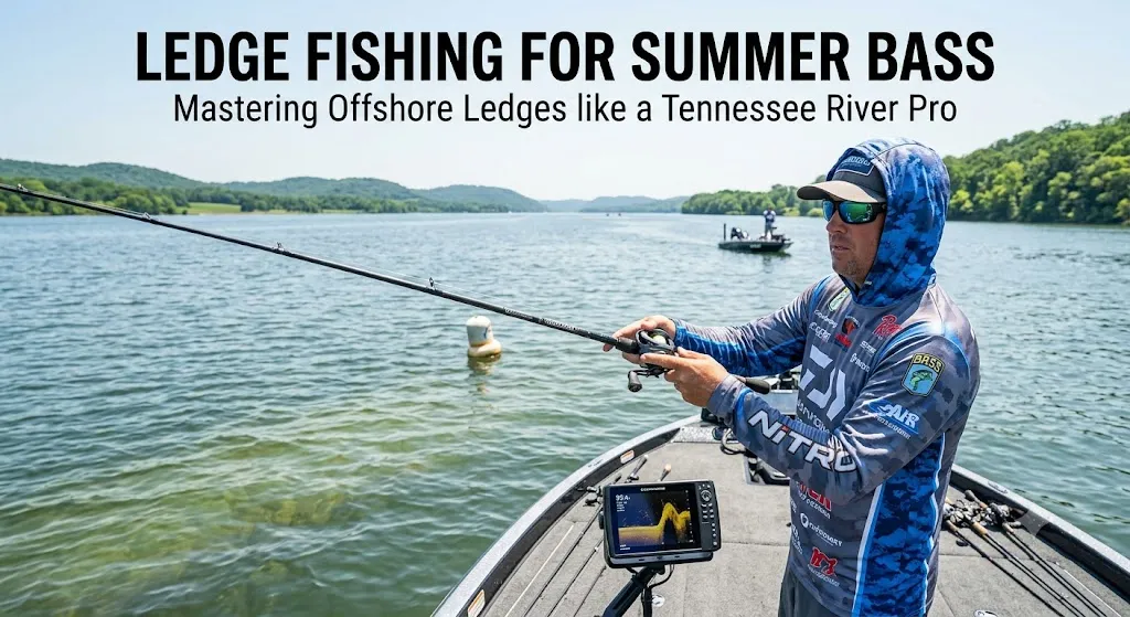 Ledge Fishing for Summer Bass: How to Find and Fish Offshore Ledges Like a Tennessee River Pro