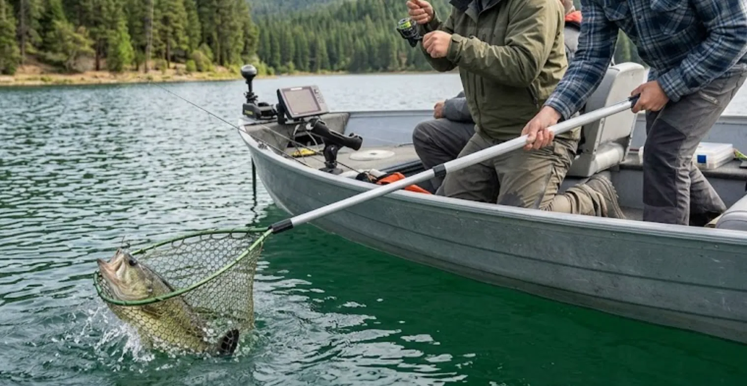 Best Rubber Mesh Landing Net for Bass and Boat Fishing (2026)