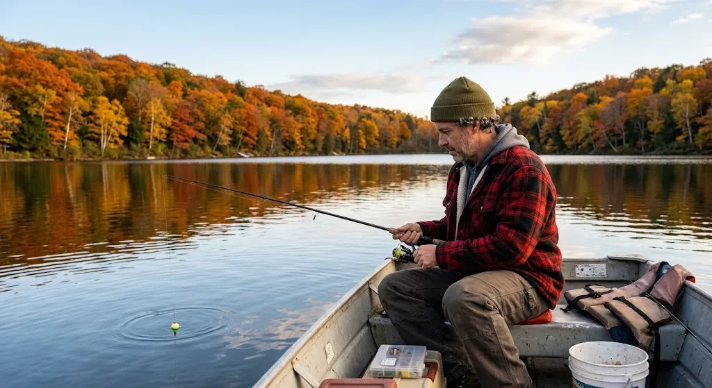 Where Do Crappie Go in the Fall? A Depth and Temperature Guide From Turnover to First Ice