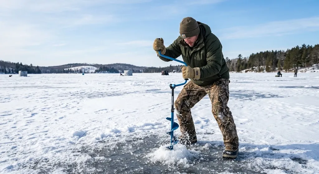 Best Hand Ice Auger Under $100 (2026): Only One Name Brand Actually Qualifies
