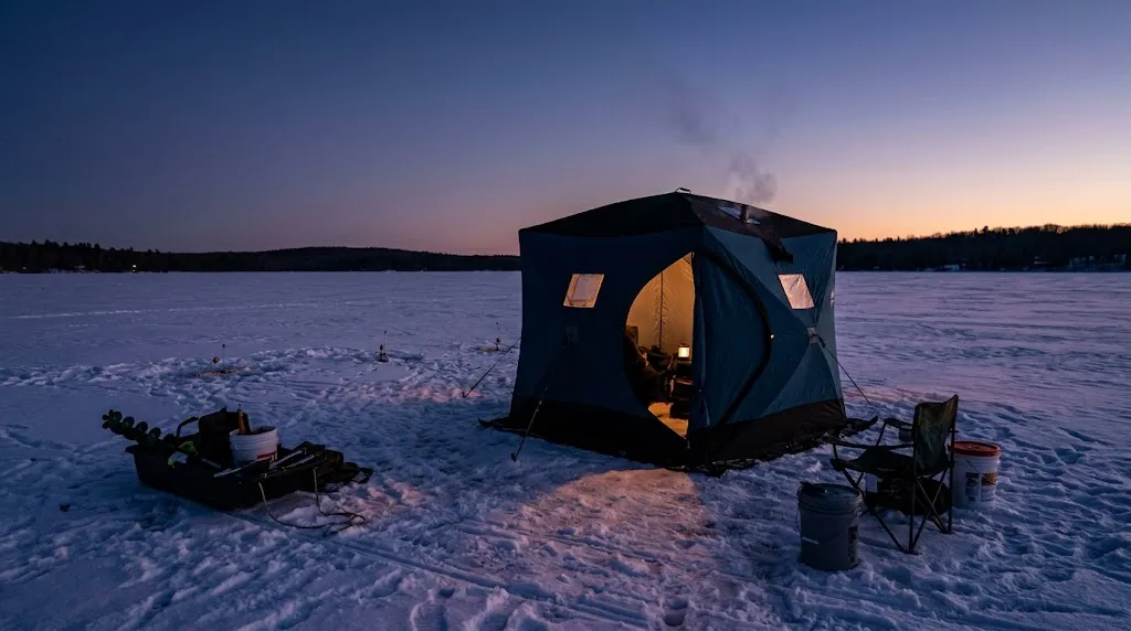 Flaming Gorge Burbot Ice Fishing: Glow Jigs After Dark on the Rocky Points (and Why There's No Limit)